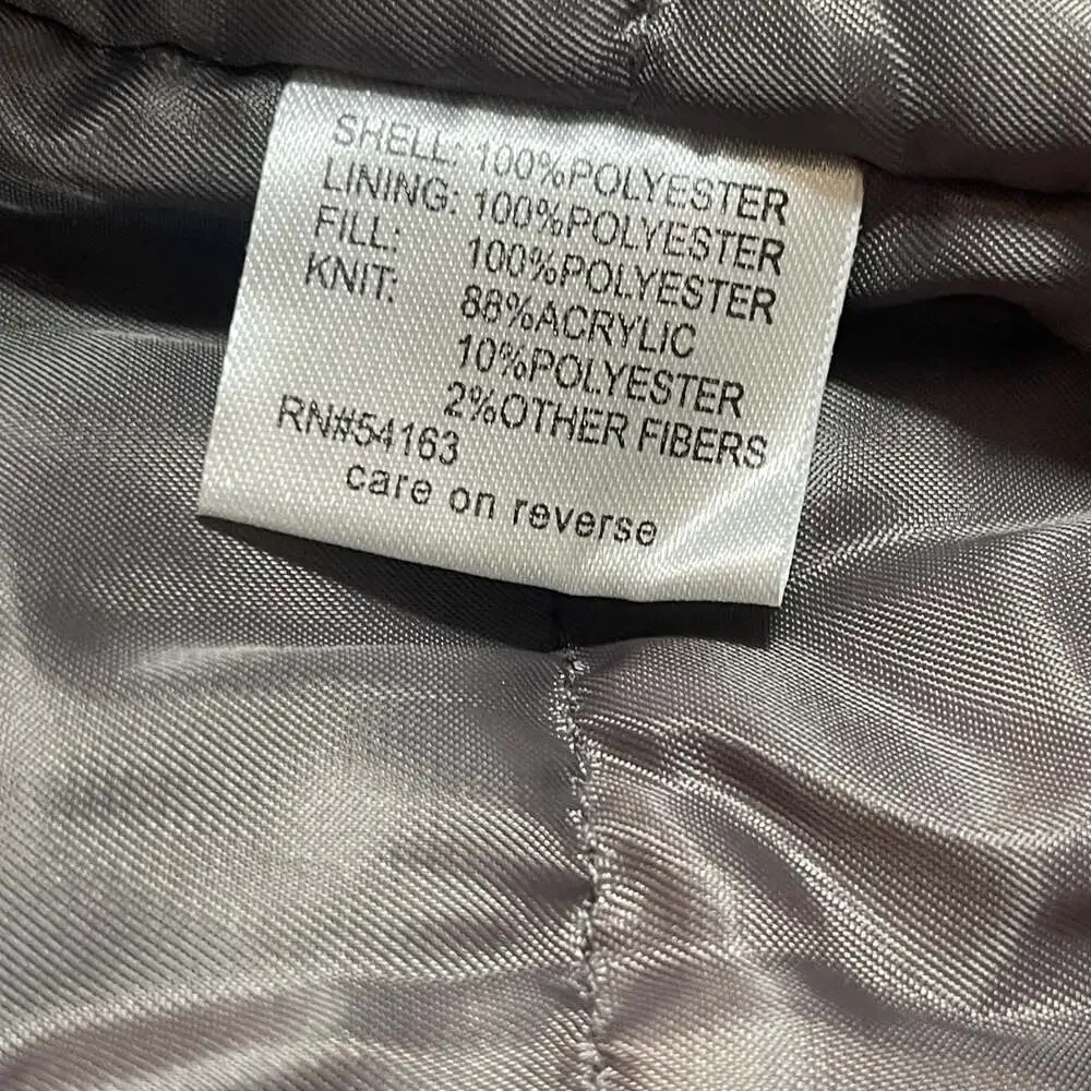 Calvin Klein Water Resistant wind protection Coat Black Size XXL